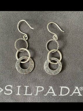 Silpada Triple Threat Earrings